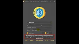 A required certificate is not within its validity period....... UnlockTool error Solution