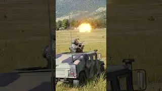 American ATGM TOW destroyed Russian BTR! | DCS