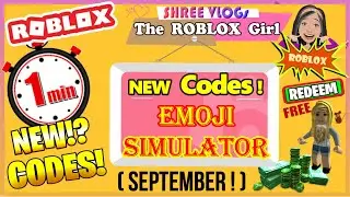 ⏱️ 🤪 ROBLOX Emoji Simulator codes in ⏱️ 60 Seconds Codes! September NEW Update codes ROBLOX Emoji 😀