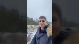 Приехали на осмотр участка перед строительством дома в стиле Барн в Столбцах 