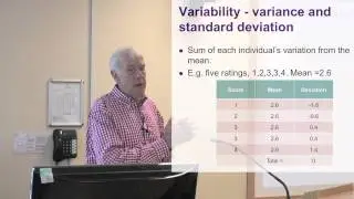 Variability: range, quartiles, variance, SD. Part 2 of 2 on Central Tendency, Variability and Charts