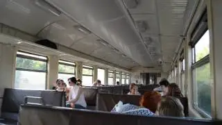 В электропоезде Белгород-Курск