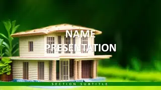 Stunning House Rent and Sale Presentation Template | Powerful and Professional Design