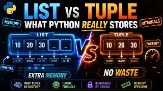 Python List vs Tuple Internals Explained (Memory, Pointers & Performance)