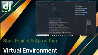 How to Start a Django Project and App in a Virtual Environment 🚀 | Step-by-Step Guide 🌐