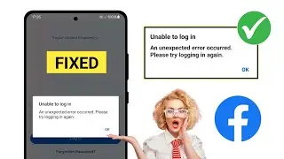Facebook Unable To Login Problem | An Unexpected Error Occurred Please Try Lo...
