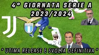 JUVENTUS VS LAZIO 4° GIORNATA SERIE A 20232024