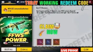 Today Redeem Code 18 May 2022 | Redeem Code Free Fire | FF Today Redeem Code