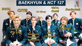 Baekhyun meet NCT 127 after Kick It music show win
