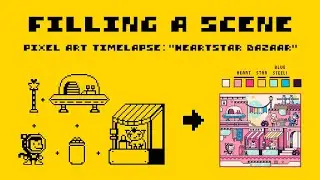 How to Fill a Scene | Pixel Art Timelapse (