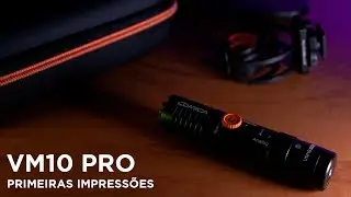 MINHAS PRIMEIRAS IMPRESSÕES SOBRE O COMICA VM10 PRO + TESTES