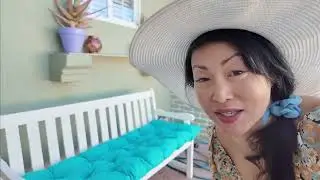 White Bench Review!  - Polywood Vineyard white plastic bench