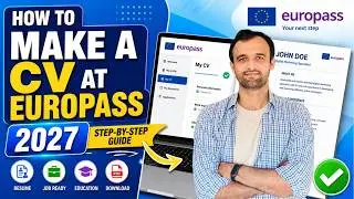 Step#1 How to Create a Europass CV ? A complete Step by Step Guide