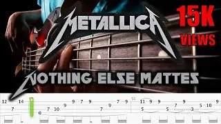 Metallica | Nothing Else Matters Solo Bass Arrangement (Bass Tabs) By Chami's Bass