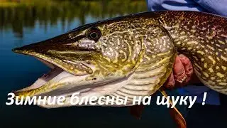 Лучшие зимние блесна на щуку!