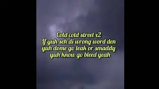 450- Cold street (lyrics)