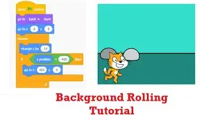 DIY Background Rolling in Scratch | Scratch Programming | Tutorial 10