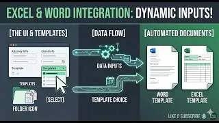 Boost Productivity with Dynamic Input Fields   Advanced Excel and Word Integration