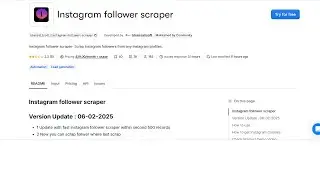 Instagram Follower Scraper  