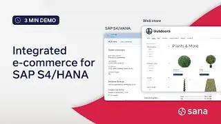 Get SAP S/4 HANA e-commerce with Sana Commerce Cloud