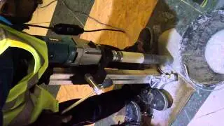 Wet and dry core drilling
