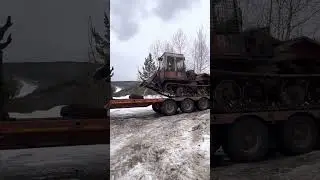 Погрузка на трал👍