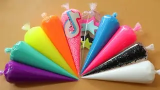 Making Slime with Piping Bags! Most Satisfying Slime Video★ASMR★