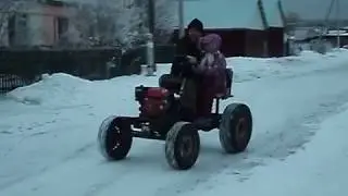 Самодельный трактор