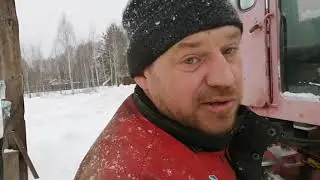 ктз Т-70с Эксваторный целиндр установка на перёд 👍👍👍😁