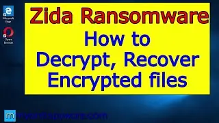 Zida ransomware virus. How to decrypt .Zida files. Zida File Recovery Guide.
