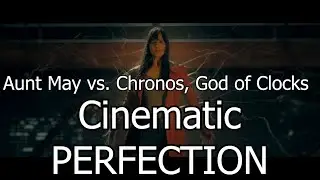 Madame Web - Final Confrontation with Chronos, God of Clocks