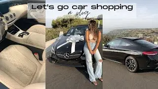 CAR SHOPPING VLOG! New Mercedes c300 coupe!