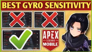 Apex Legends Mobile Gyro Sensitivity Settings For TPP | Apex Legends Mobile sensitivity settings 🔥