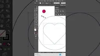 How to create round heart illusion logo in Illustrator | Geometric design | Illustrator tutorial