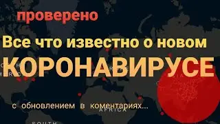 Новый Китайский КОРОНАВИРУС 2019-nCov. Проверенная информация