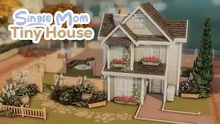 Single Mom Tiny House 🌷 Sims 4 Speed Build