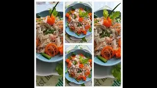 #Shorts. #Салат. #Как_приготовить_вкусный_салатик_со_свиным_сердцем. #Salad_25_02_2022.