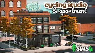 Cycling Studio & Apartment (Small Business) 🚲 | The Sims 4 Speed Build