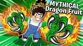 I ATE THE DRAGON FRUIT AND BECAME INSANELY OP! Roblox Blox Fruits