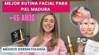 BEST FACIAL ROUTINE FOR MATURE SKIN: SAGGING, WRINKLES, SPOTS... DERMATOLOGIST EXPLAINS | ANTI-AGING