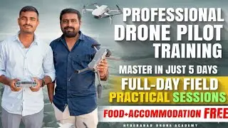 Drone pilot training in Hyderabad | 5 days course￼ in Telugu🚀￼