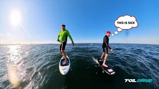 Lance Pirie First Foildrive Downwind