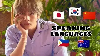 Taehyung being a language genius
