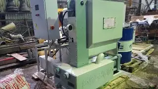 Работа брикетирующего пресса БП-300 в составе линии подготовки и сушки сырья у Заказчика в Якутии.