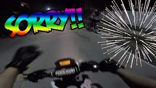Throwing Fireworks At People From The Grom Squad!