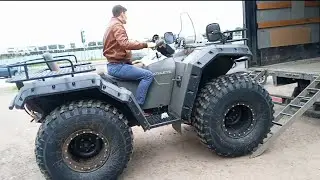 Вот Это Квадрик😳. Челябинск-Уфа. КамАЗ 4308