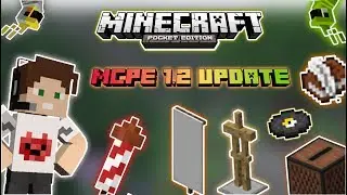 ЧТО БУДЕТ ДОБАВЛЕНО В MCPE 1.2  БАННЕРЫ, КНИГА С ПЕРОМ И ДР.