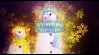 Snowflakes Photoshop action