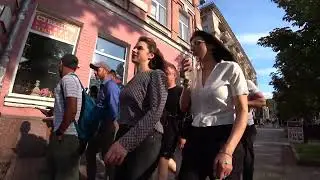Kyiv. Khrestchatyk. Life in the city during the war.