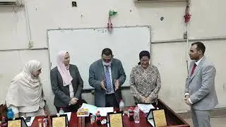 لحظة اعلان حصول الدارس احمد هشام مصطفي علي درجة الدكتوراه في علوم الحاسب
